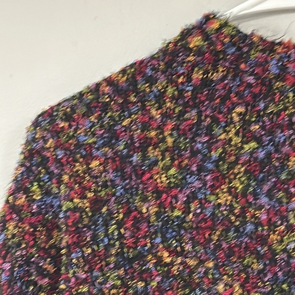 Northern Isles Wool Blend Multi Color Nubby Cardigan Sweater Size Small - Picture 3 of 6